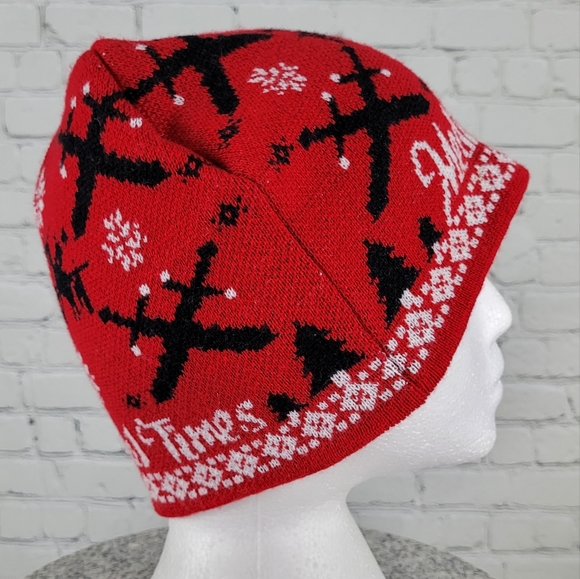 MEDIEVAL TIMES | knights swords knit beanie toque winter hat - Picture 2 of 7